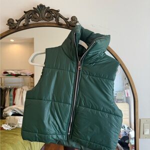 Green Puffer Vest